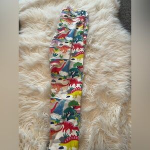 Mini Boden Multicolor Dinosaur Print Leggings